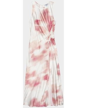 Rails Gabriella Satin Midi Dress - Pink