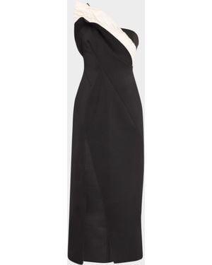 off the shoulder semi formal dresses Poly USA W1058 Plus Size Long Off Shoulder Satin Dress