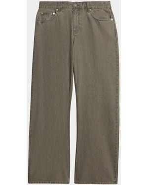Helmut Lang Apos;S Cotton Bootcut Jeans - Green