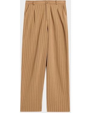 Guest In Residence Pinstripe Carpenter Pants - Natural