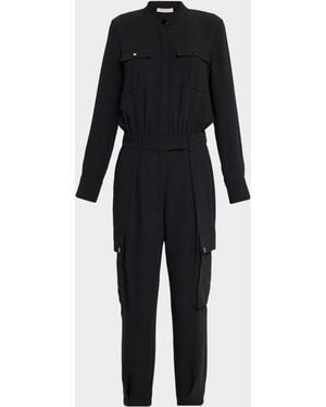 Ramy Brook Onyx Utility Jumpsuit - Black