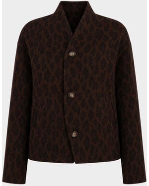 Lamarque Hania Double-Face Wool-Blend Jacket - Black