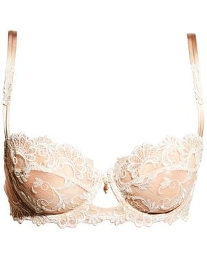 Lise Charmel Dressing Floral Demi-Cup Bra - Natural