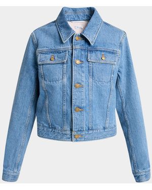 Thom Browne Shrunken-Fit Denim Jacket - Blue