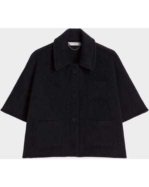 Max Mara Lightweight Cashmere Cape - Black
