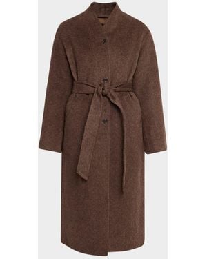 Rails Roland Heavyweight Wool-Blend Coat - Brown