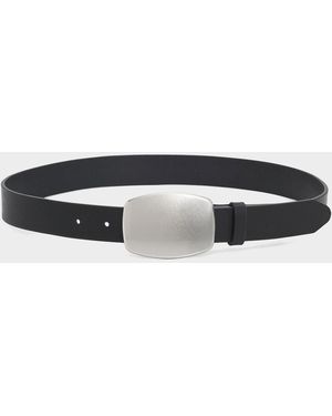 Rag & Bone Wyatt Leather Belt - Blue