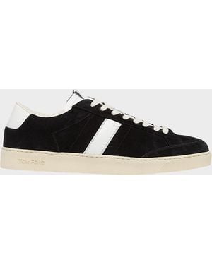 Tom Ford Suede Sneakers - Black