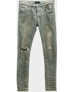 Purple P001 Skinny Jeans - Green