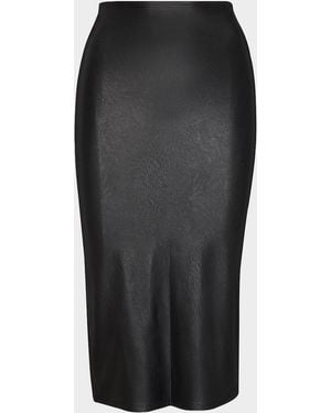 Commando Faux-leather Midi Skirt - Black