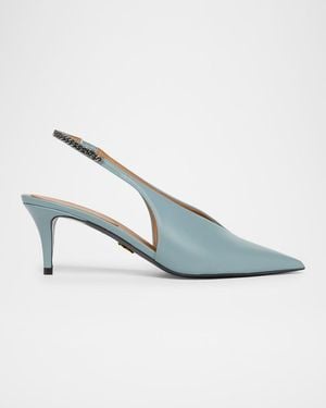 Stella McCartney 65Mm Falabella Slingback Pumps - Blue