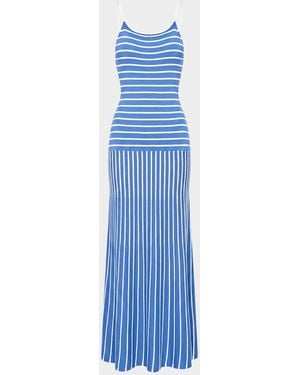 Solid & Striped The Lottie Maxi Dress - Blue