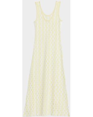 Zankov Sherry Mesh Scoopneck Maxi Dress - White