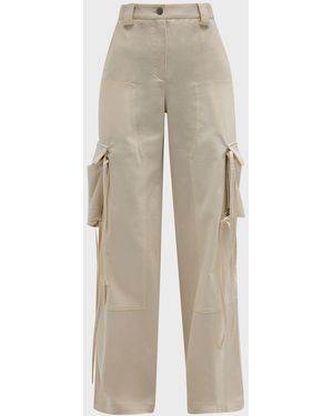 Twp Cody Wide-Leg Cargo Pants - Natural