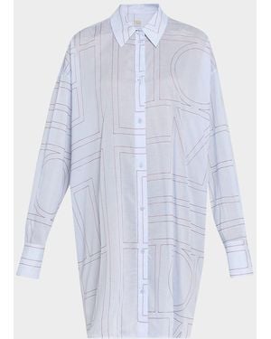 TOTEME Long Summer Shirtdress - White