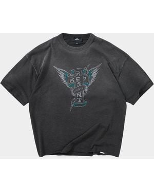 Represent Apos;S Westside Cotton-Blend Crewneck T-Shirt - Black