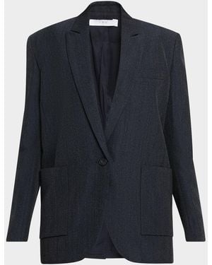 IRO Bonna Wool-Blend Blazer - Blue