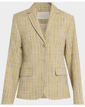Ulla Johnson Matteo Stripe Jacket - Natural