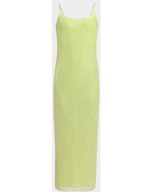 green emerald velvet dress Aria Collared Jersey Dress-Promenade Green main image 0