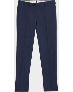 Cesare Attolini Apos;S Cotton-Wool Twill Pants - Blue