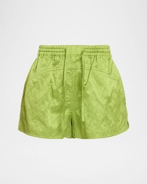 A.L.C. Camden Drawstring Shorts - Green