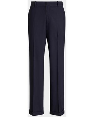 Polo Ralph Lauren High-Rise Relaxed Straight Pants - Blue