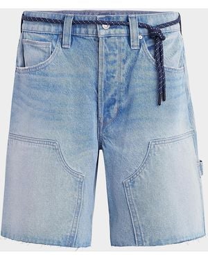 Hudson Jeans Carpenter Relaxed Denim Shorts - Blue