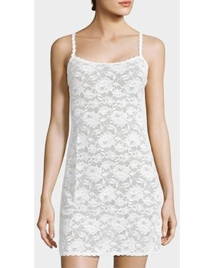 Cosabella Never Say Never Foxie Lace Chemise - White