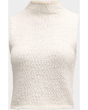 SABLYN Atticus Mock-Neck Top - Natural
