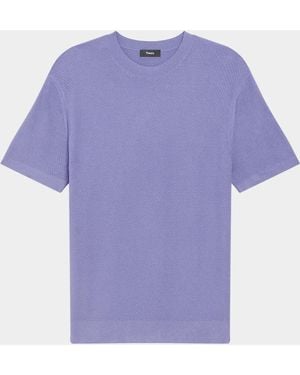 Theory Apos;S Soris Crewneck T-Shirt - Blue