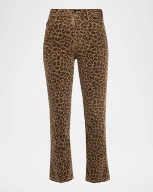 Mother The Hustler Flood Ankle Jeans - Natural