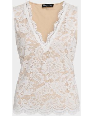 Generation Love Leila Lace V-Neck Tank Top - Natural