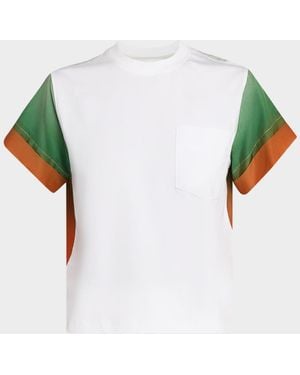 3.1 Phillip Lim Crewneck Ombré T-Shirt - White