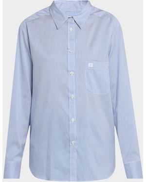 Blazé Milano Catalina Striped Button-Down Shirt - Blue