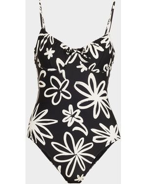 Solid & Striped The Malika One-Piece Swimsuit - White