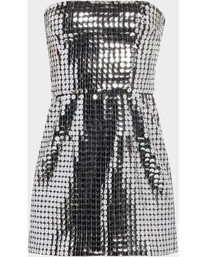 Dolce & Gabbana Strapless Sequined Mini Dress - Multicolor