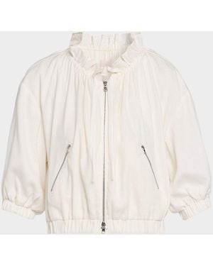 Cinq À Sept Kaylie Linen-Blend Jacket - Natural