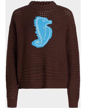 STAUD Giada Sweater - Brown