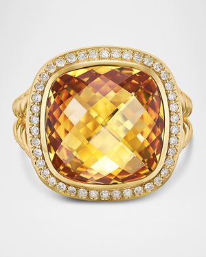 David Yurman Albion Ring With Gemstones And Diamonds - Metallic