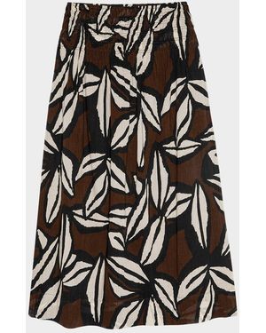 Rails Alessa Printed Midi Skirt - Black