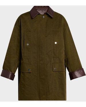 A.L.C. Theo Oversized Barn Jacket - Green