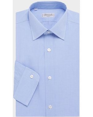 Charvet Apos;S Cotton Poplin Dress Shirt - Blue