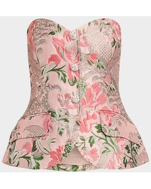 Cara Cara Wes Floral Corset - Pink