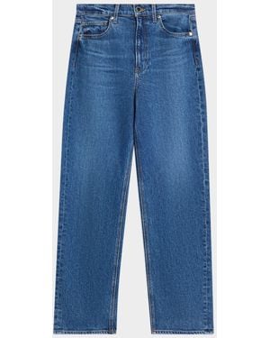 Veronica Beard Harley Arc-Leg Jeans - Blue