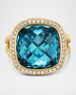 David Yurman Albion Ring With Gemstones And Diamonds - Blue