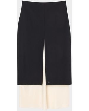 Rohe Contrast Upside Down Skirt - Blue