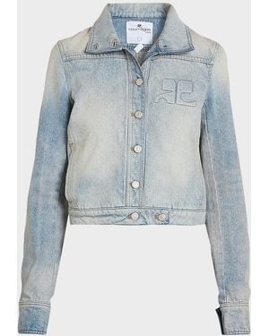 Courreges Reedition Denim Jacket - Blue