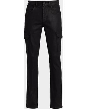 Monfrere Apos;S Preston Coated Denim Cargo Pants - Black