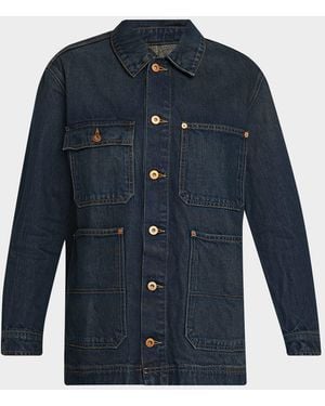 SLVRLAKE Denim Worker Denim Jacket - Blue