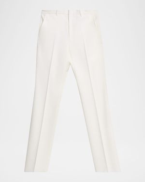 Givenchy Apos;S Wool And Mohair Straight-Leg Tailored Pants - White